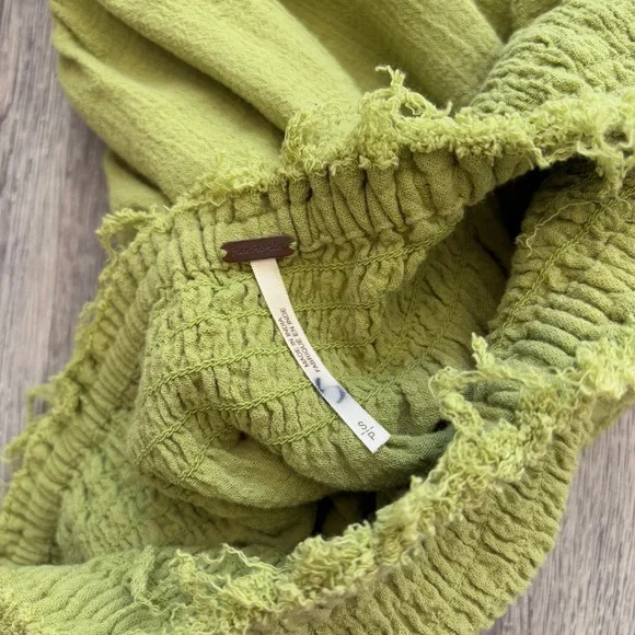 Free People Gauzy One Shoulder Dress Size S - Picture 4 of 7